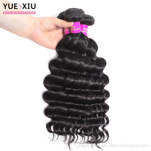 Brazilian Remy Virgin Human Hair Weave Deep Wave Bundles 100g Real Raw  Hair Vendor